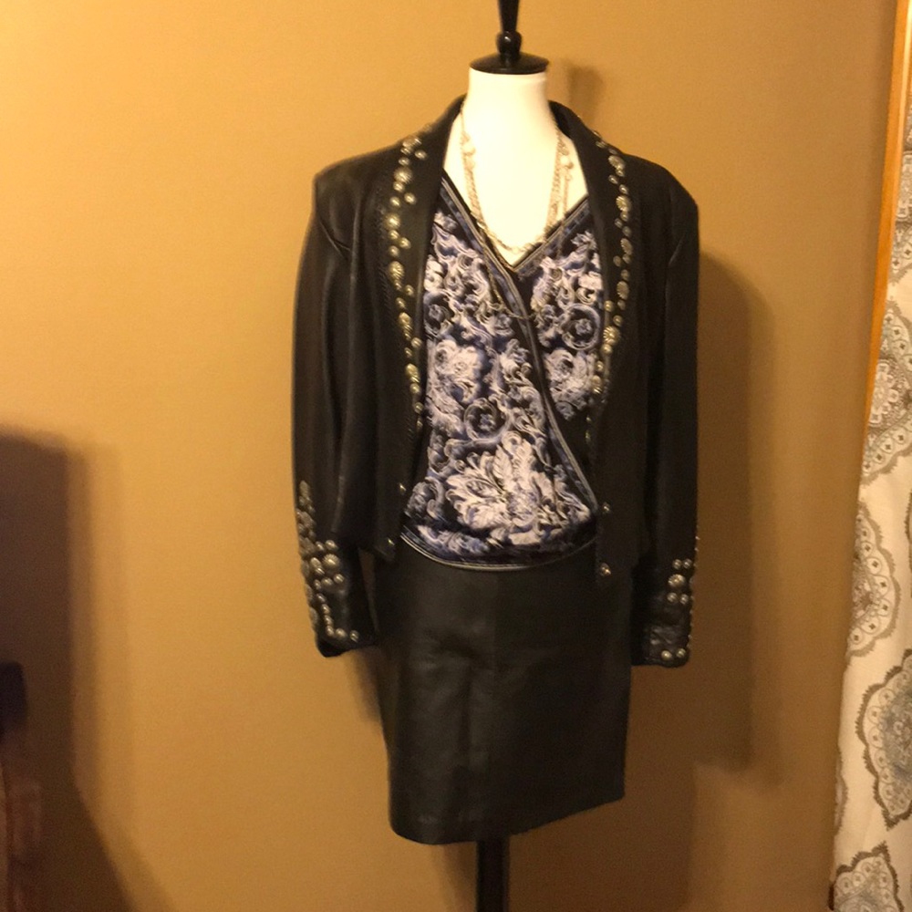 Genuine Leather skirt